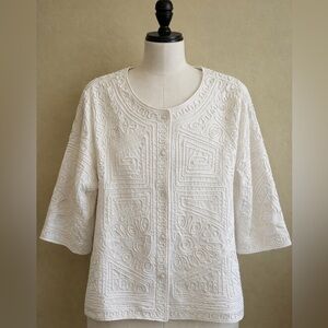 Maggie Barnes Ribbon Embroidered Jacket